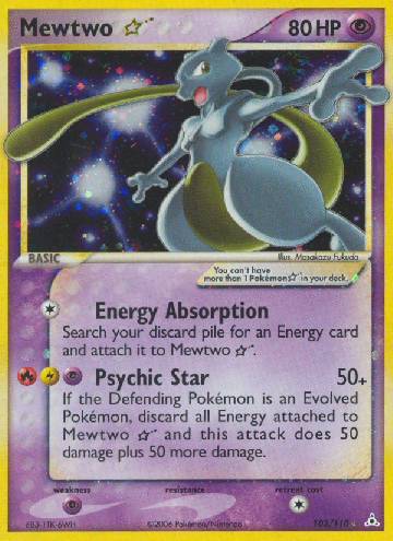 Mewtwo Star — EX Holon Phantoms