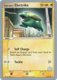 Team Aqua's Electrike (10/25)