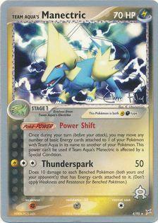 Team Aqua's Manectric (09/25)