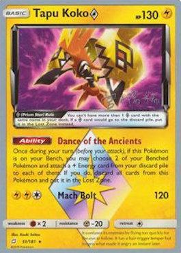 Tapu Koko Estrela Prisma / Tapu Koko Prism Star (09/26)