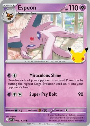 Espeon 069 — 30th Celebration