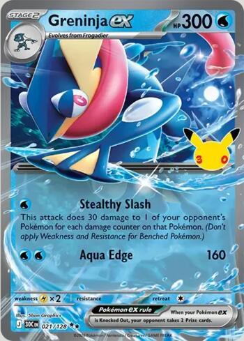 Greninja ex 021 — 30th Celebration