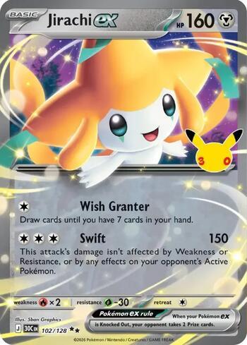 Jirachi ex 102 — 30th Celebration