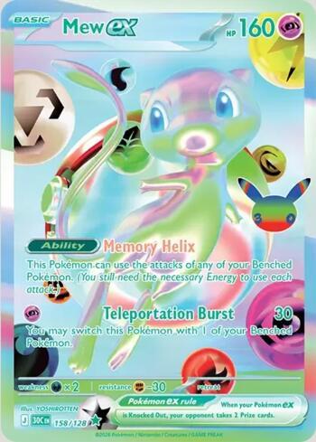 Mew ex 158 — 30th Celebration