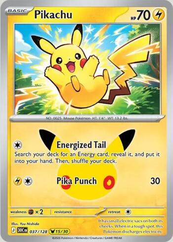 Pikachu 037 — 30th Celebration