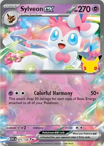 Sylveon ex 071 — 30th Celebration