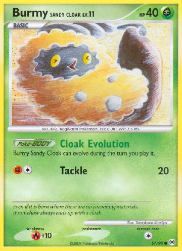 Burmy Sandy Cloak (57/99)