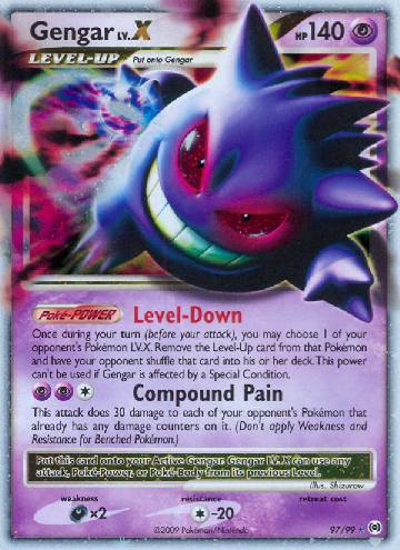 Gengar LV.X (97/99)