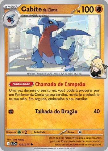 Cynthia's Gabite (110/217)