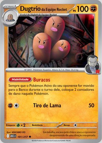Team Rocket's Dugtrio (101/217)