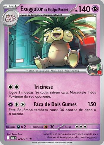 Team Rocket's Exeggutor (078/217)