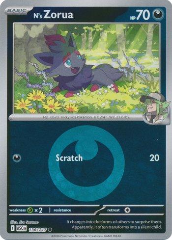 N's Zorua (136E/217)