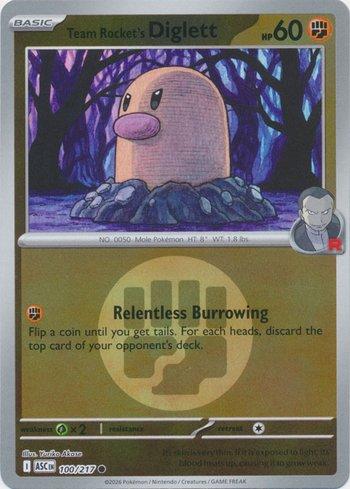 Team Rocket's Diglett (100E/217)