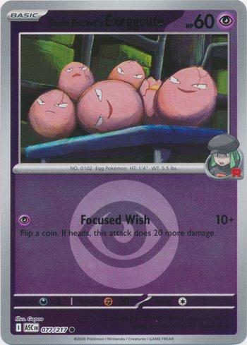 Team Rocket's Exeggcute (077E/217)