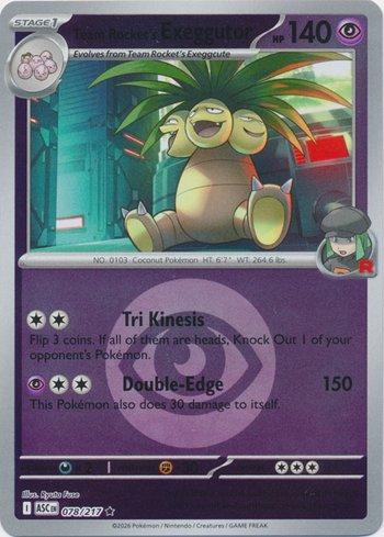 Team Rocket's Exeggutor (078E/217)