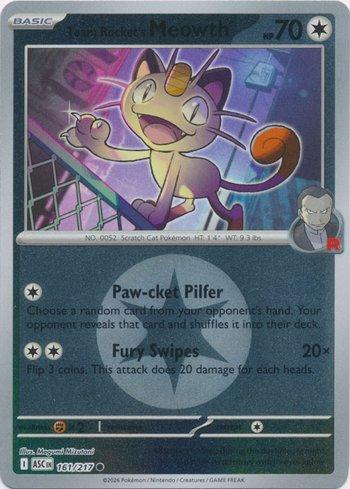 Team Rocket's Meowth (161E/217)