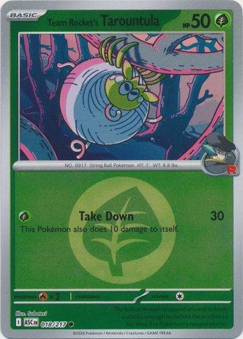 Team Rocket's Tarountula (018E/217)