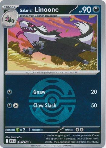 Galarian Linoone (131P/217)