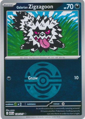 Galarian Zigzagoon (130P/217)