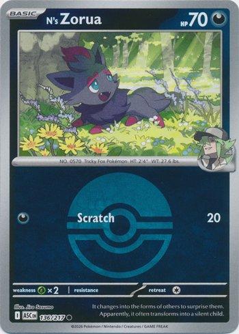 N's Zorua (136P/217)