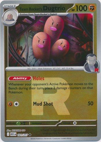 Team Rocket's Dugtrio (101R/217)