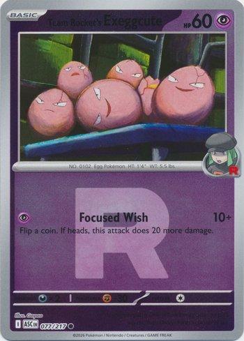 Team Rocket's Exeggcute (077R/217)
