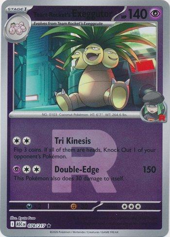 Team Rocket's Exeggutor (078R/217)