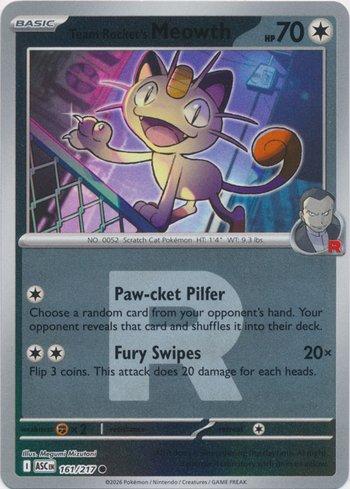 Team Rocket's Meowth (161R/217)