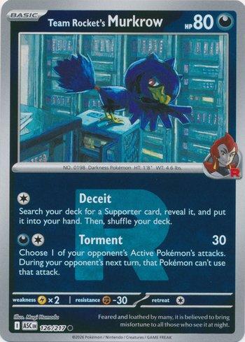 Team Rocket's Murkrow (126R/217)