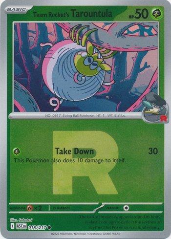 Team Rocket's Tarountula (018R/217)