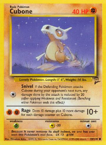 Cubone (70/130)