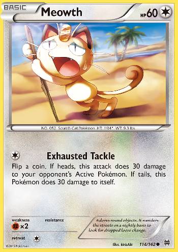 Meowth (114/162)