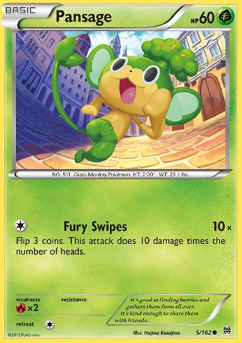 Pansage (5/162)