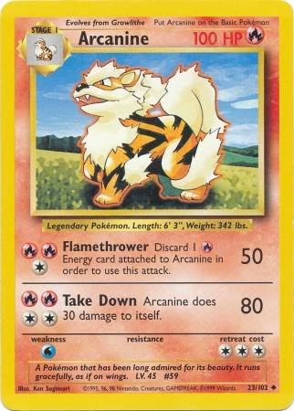 Arcanine (23/102)