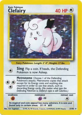 Clefairy (5/102)