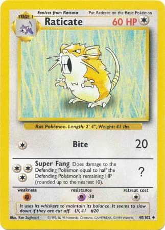 Raticate (40/102)