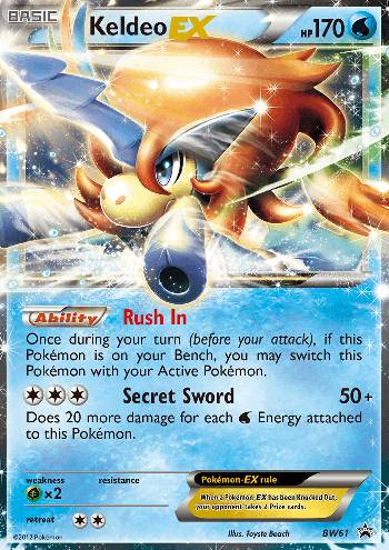 Keldeo-EX (BW61/99)