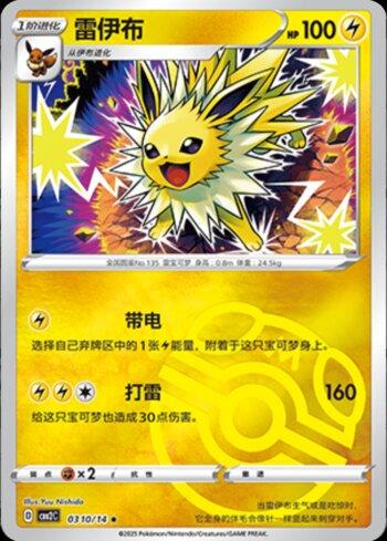 Jolteon (B)(Master Ball Holo) (0310-14/140)