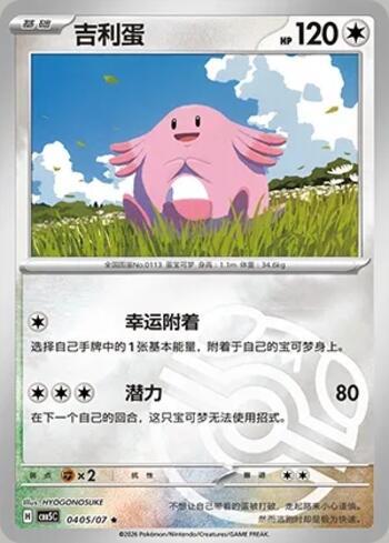 Chansey (Master Ball Holo) (0405-07/196)
