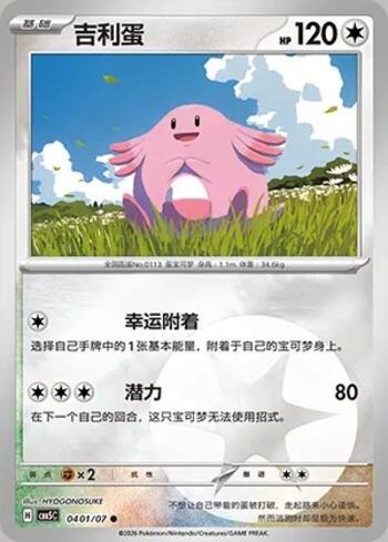 Chansey(Energy Holo) (0401-07/196)
