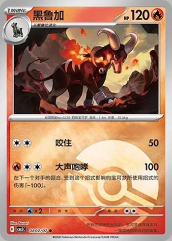 Houndoom (Poké Ball Holo) (0802-07/196)