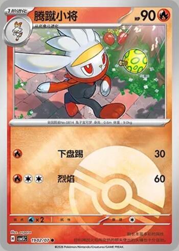 Raboot (Poké Ball Holo) (1902-07/196)