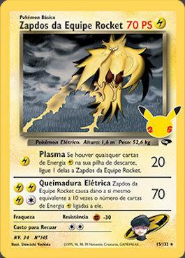 Zapdos da Equipe Rocket / Rocket