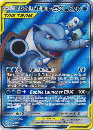 Blastoise &amp; Piplup-GX (214/236)