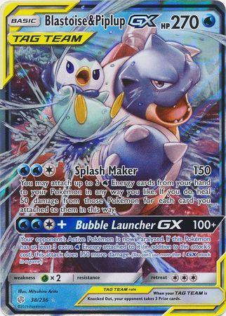 Blastoise &amp; Piplup-GX (38/236)
