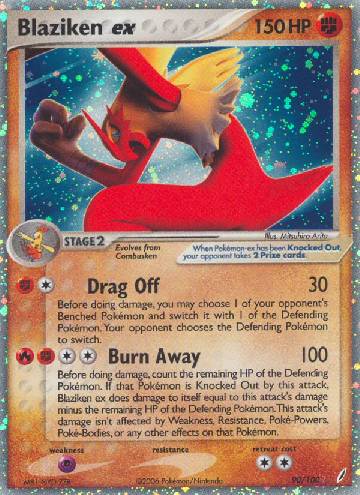 Blaziken ex (90/100)