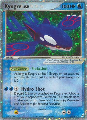 Kyogre ex (95/100)