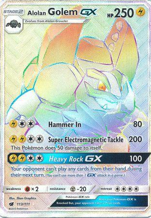 Alolan Golem-GX (113/111)