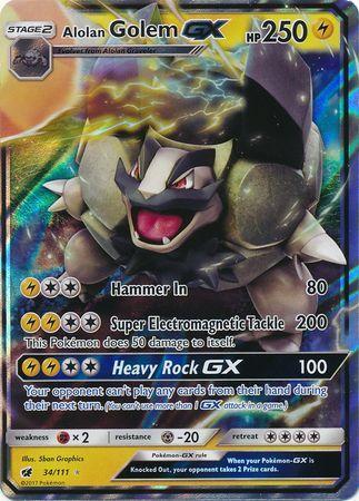 Alolan Golem-GX (34/111)