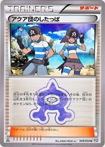 Operário da Equipe Aqua / Team Aqua Grunt (028/034)